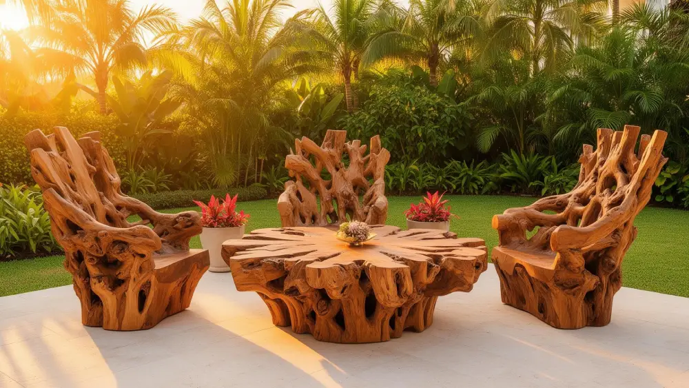 hero teak 1 Transform Your Space with Handcrafted Exotic Wood Furniture from Bali