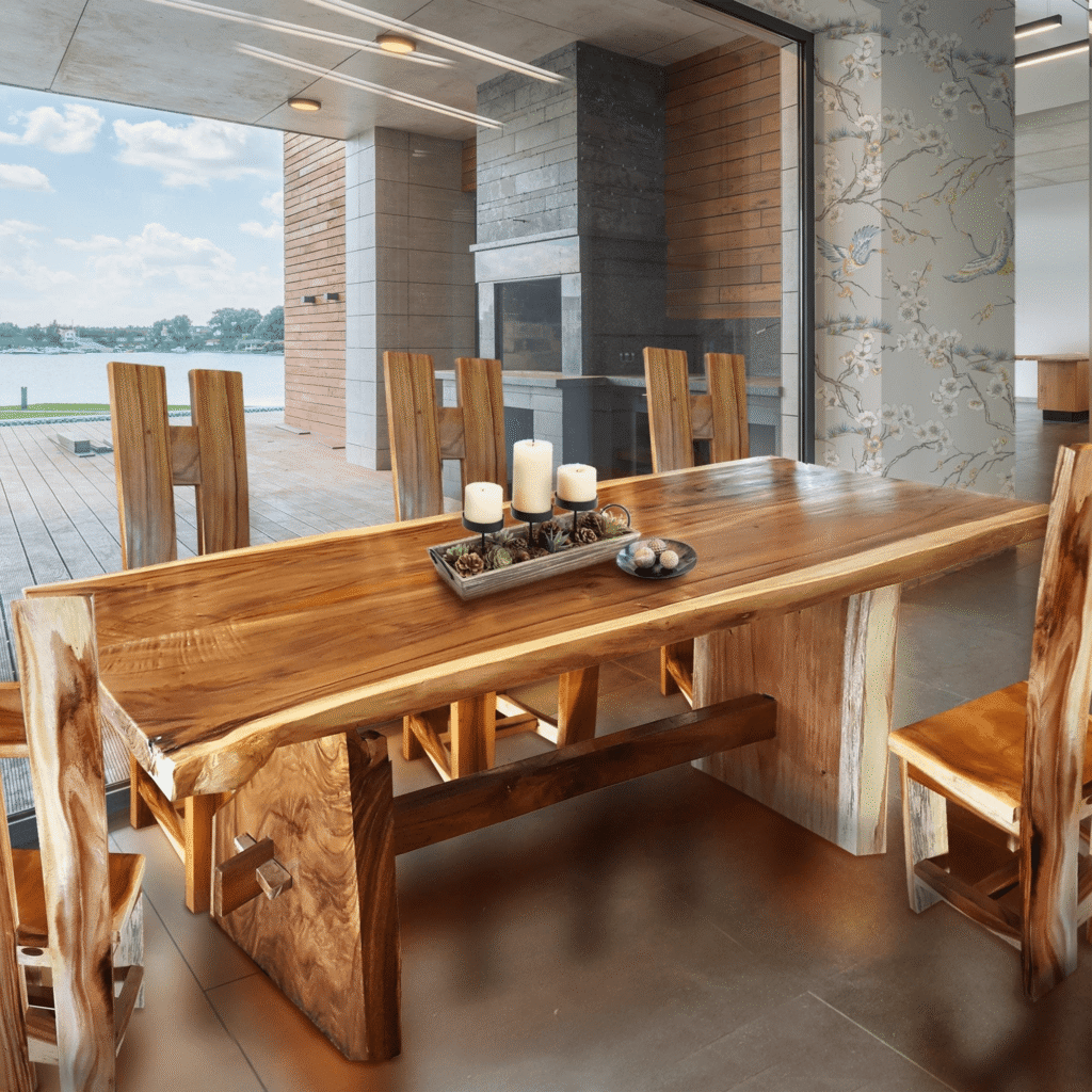 4 1 Everything You Need to Know Before Buying a Live Edge Dining Table live edge dining table