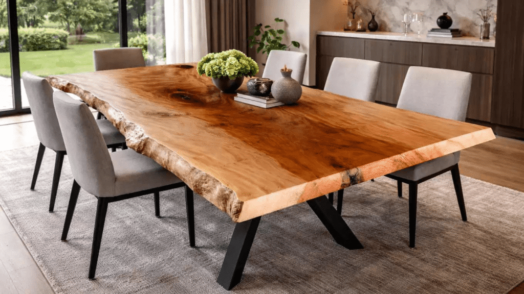 8 Everything You Need to Know Before Buying a Live Edge Dining Table live edge dining table